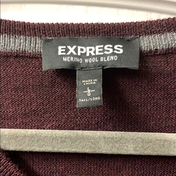 Express Merino Wool Blend L Tall Sweater - Picture 4 of 4